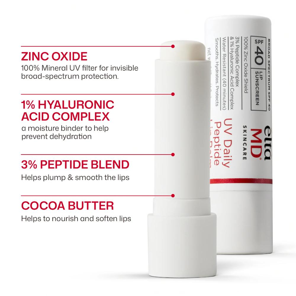 EltaMD UV Daily Peptide Lip Balm SPF 40 (0.17 oz)