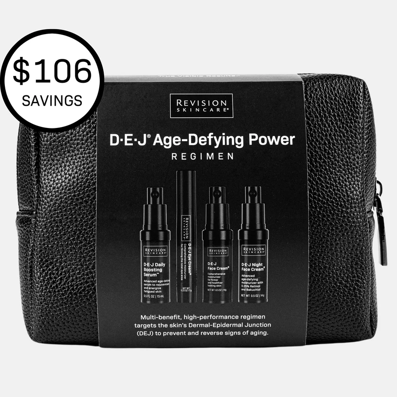 Revision Skincare D·E·J® Age-Defying Power Regimen.