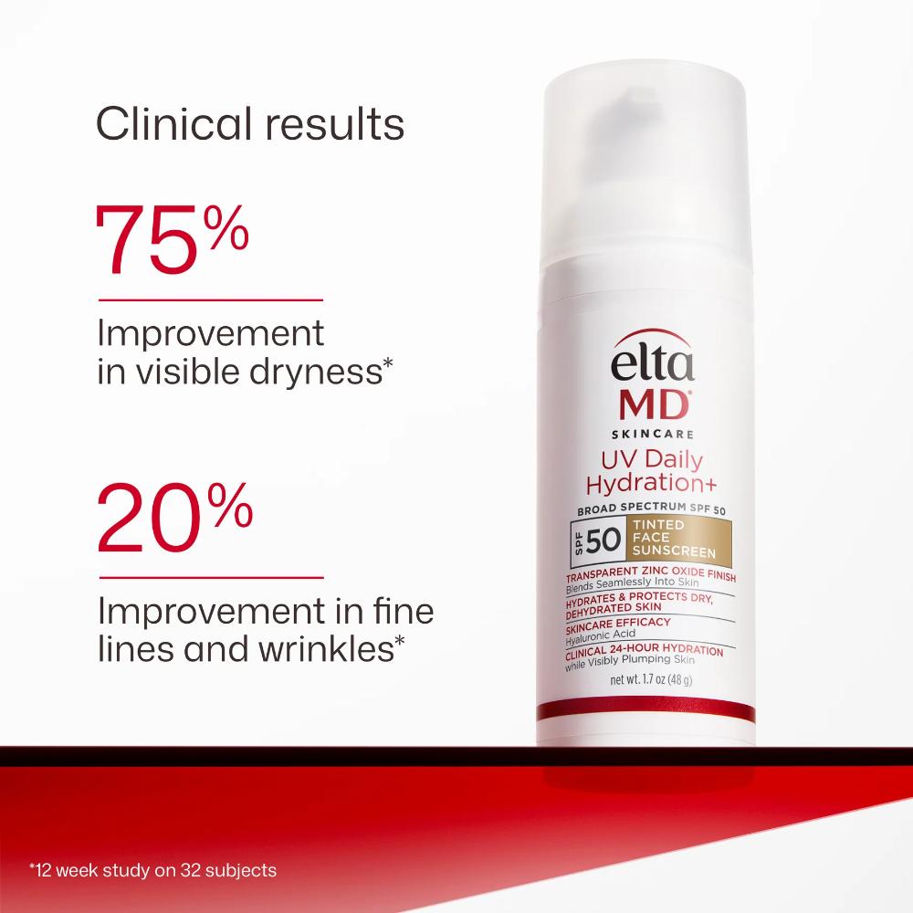 EltaMD UV Daily Hydration+ Tinted SPF 50 (1.7 oz).