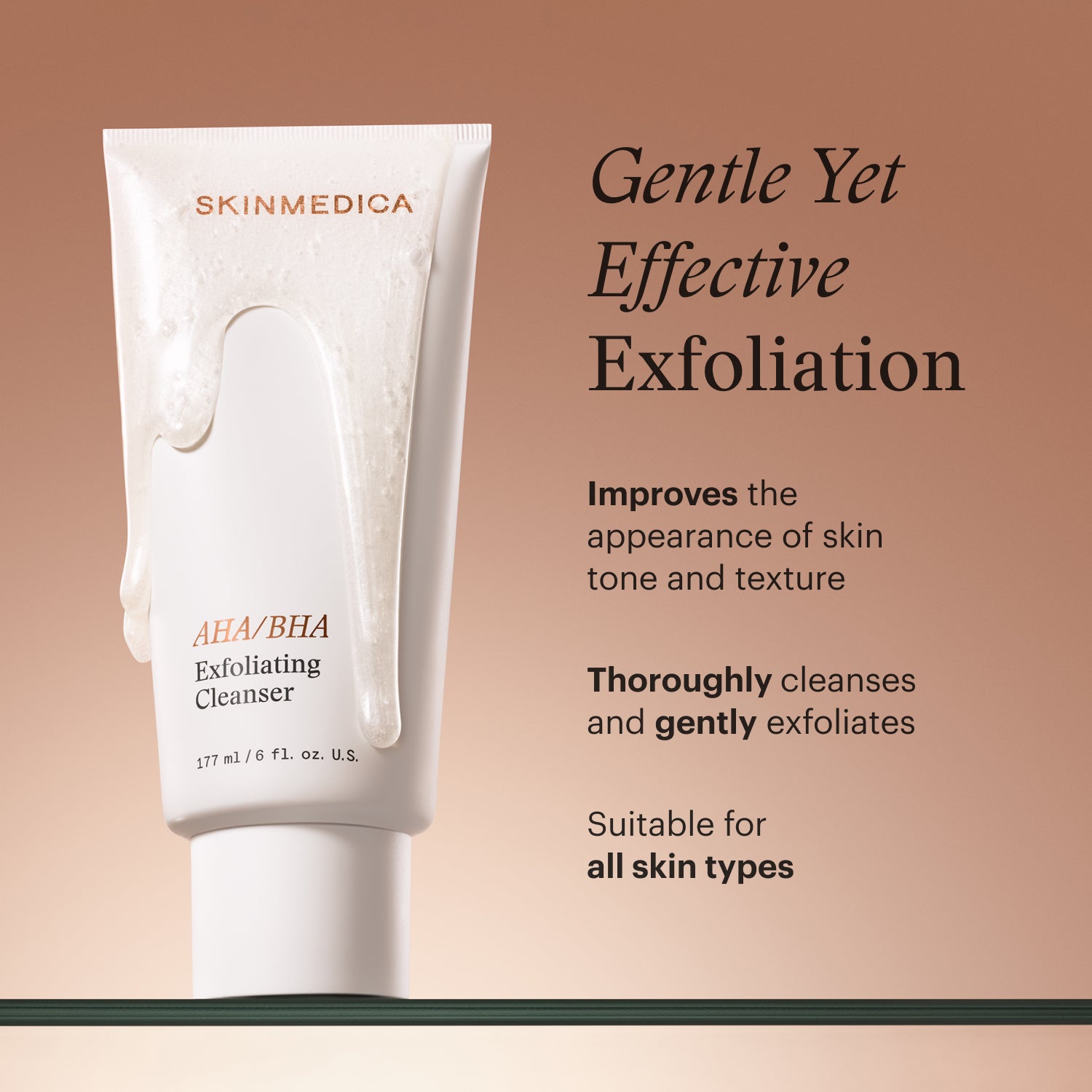 SkinMedica AHA/BHA Exfoliating Cleanser (6 oz)