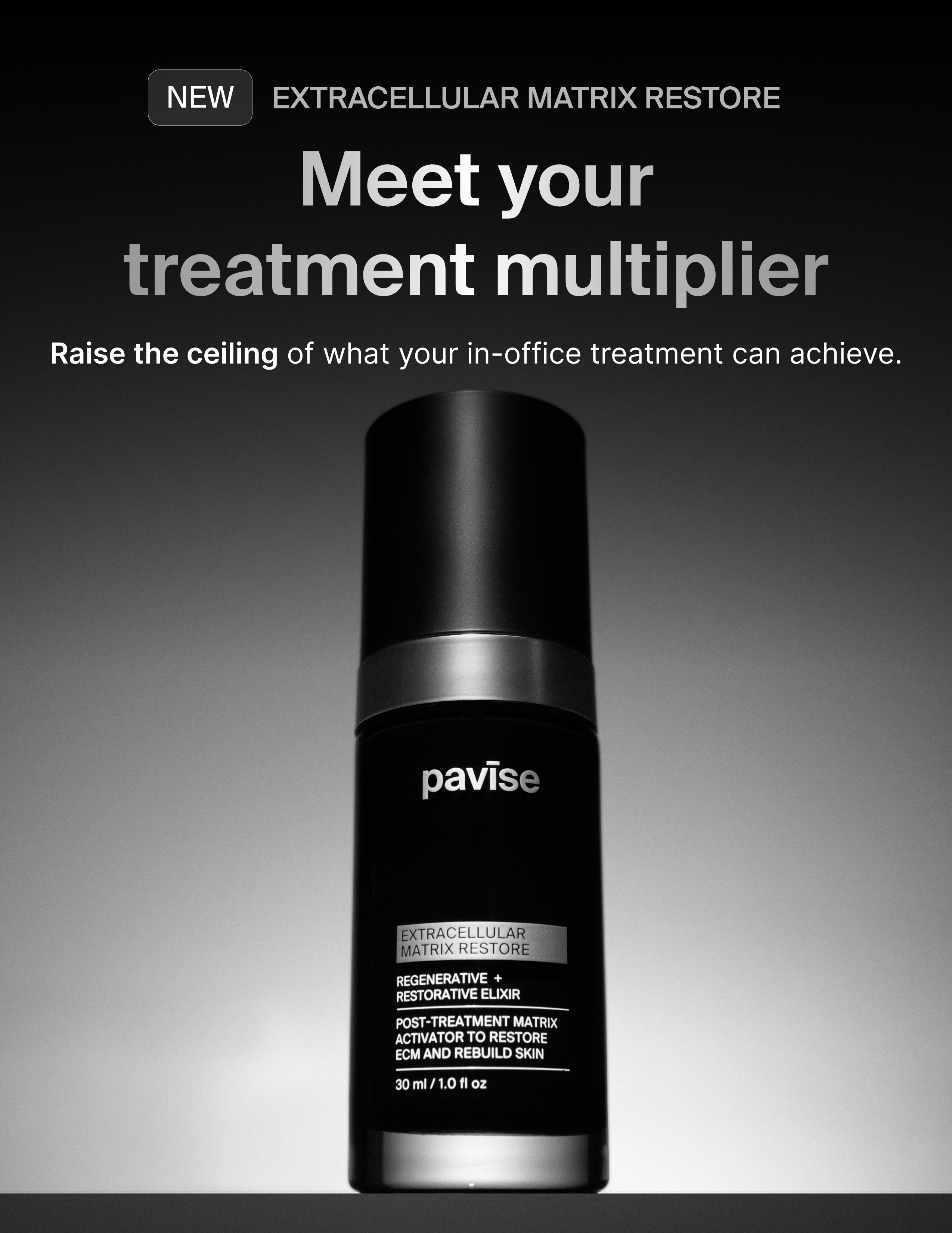 Pavise Extracellular Matrix Restore Regenerative + Restorative Elixir (1 oz).