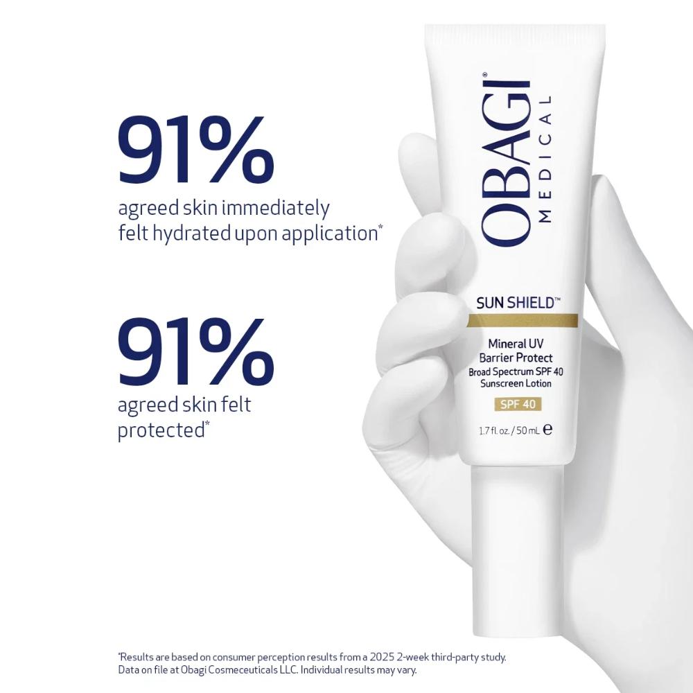 Obagi Sun Shield Mineral UV Barrier Protect Broad Spectrum SPF 40 (1.7 oz).