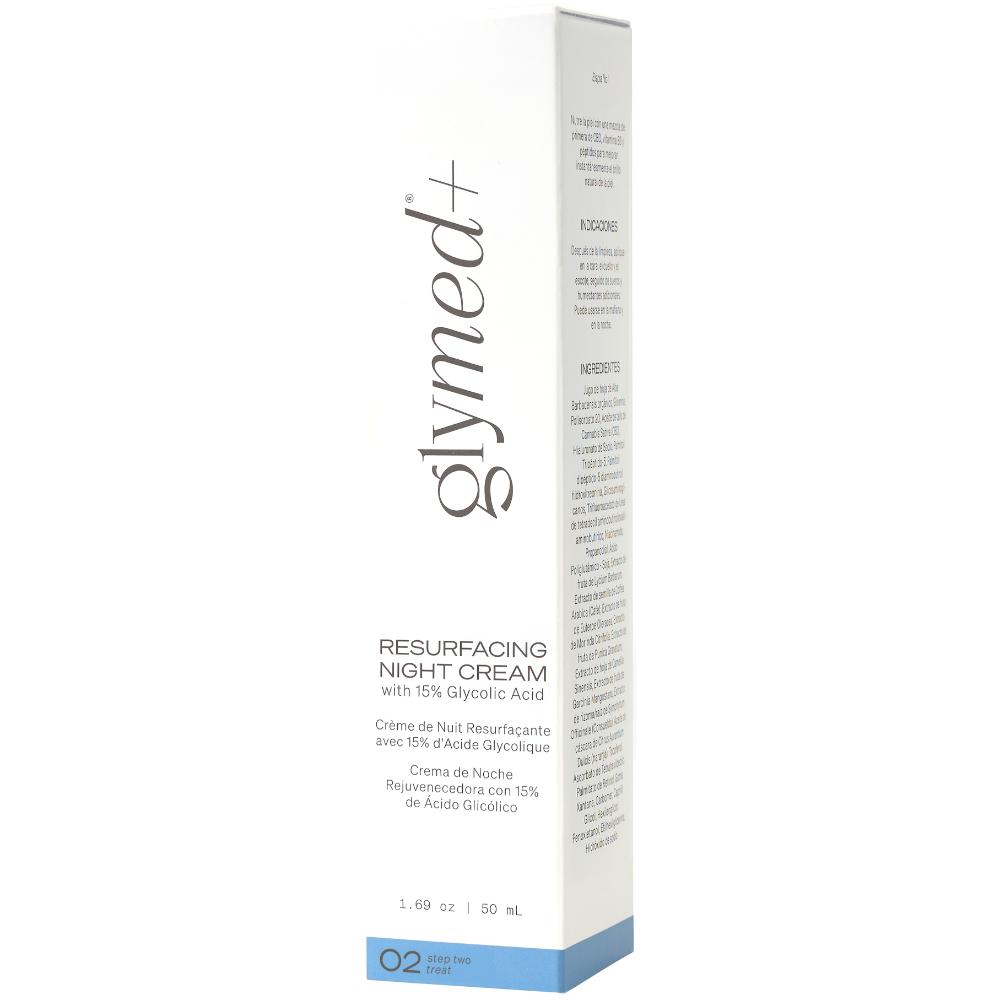 GlyMed Plus Resurfacing Night Cream with 15% Glycolic Acid (1.69 oz).