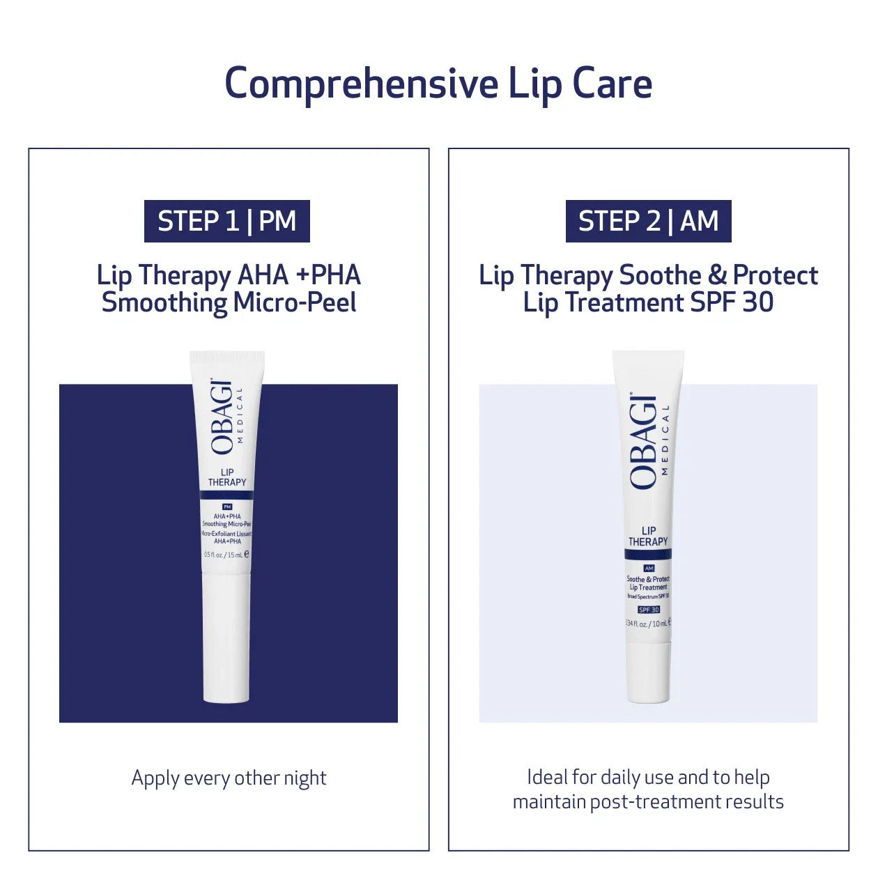 Obagi Lip Therapy AHA+PHA Smoothing Micro-Peel (0.5 oz).