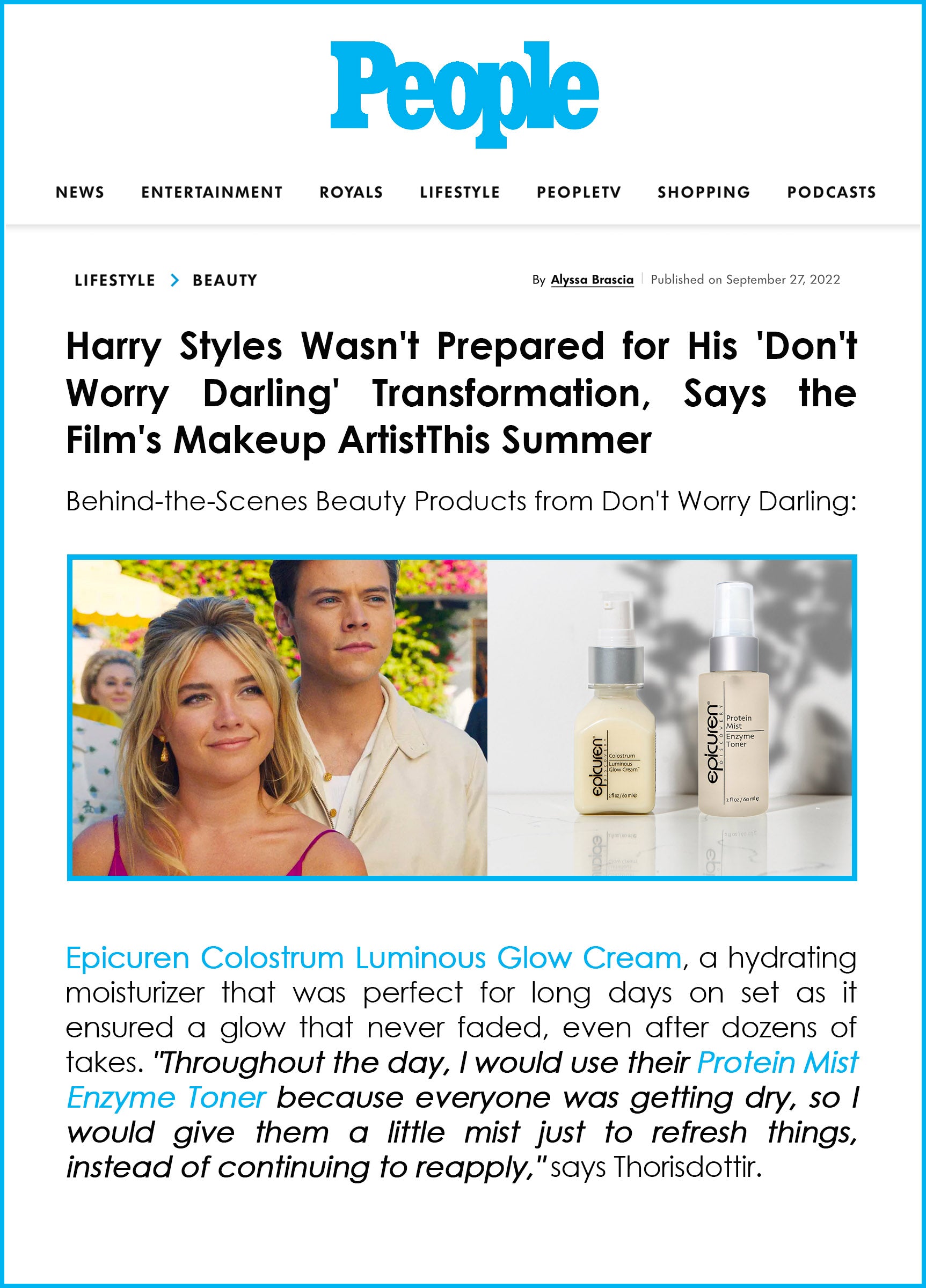 Epicuren Discovery Colostrum Luminous Glow Cream (2 oz)