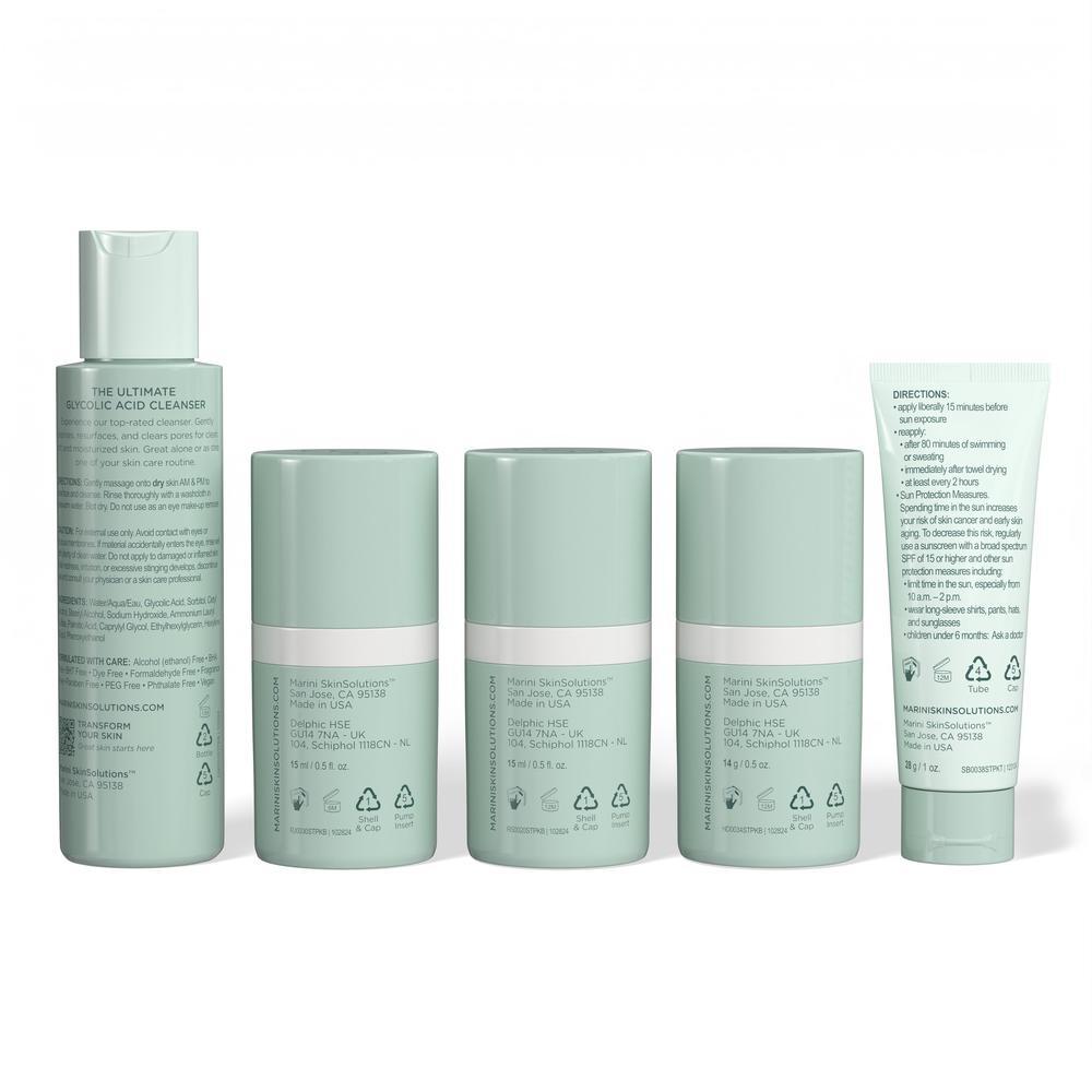 Marini SkinSolutions Starter Skin Care Management System for Normal/Combination Skin with SPF 33.