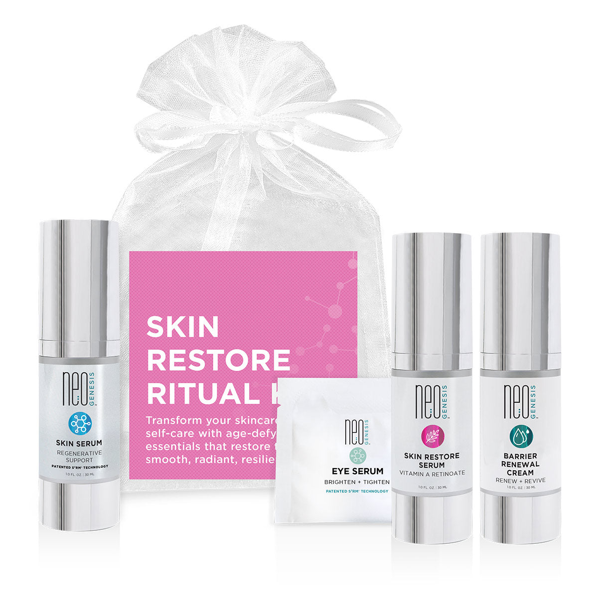 NeoGenesis Skin Restore Ritual Deluxe Kit.