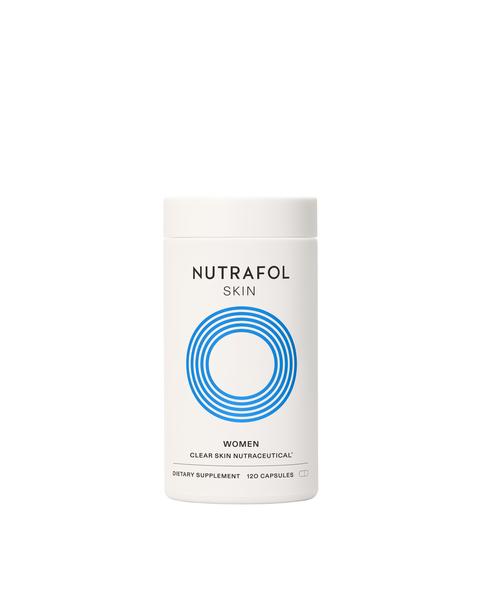 Nutrafol Women's Clear Skin Nutraceutical (120 Capsules).