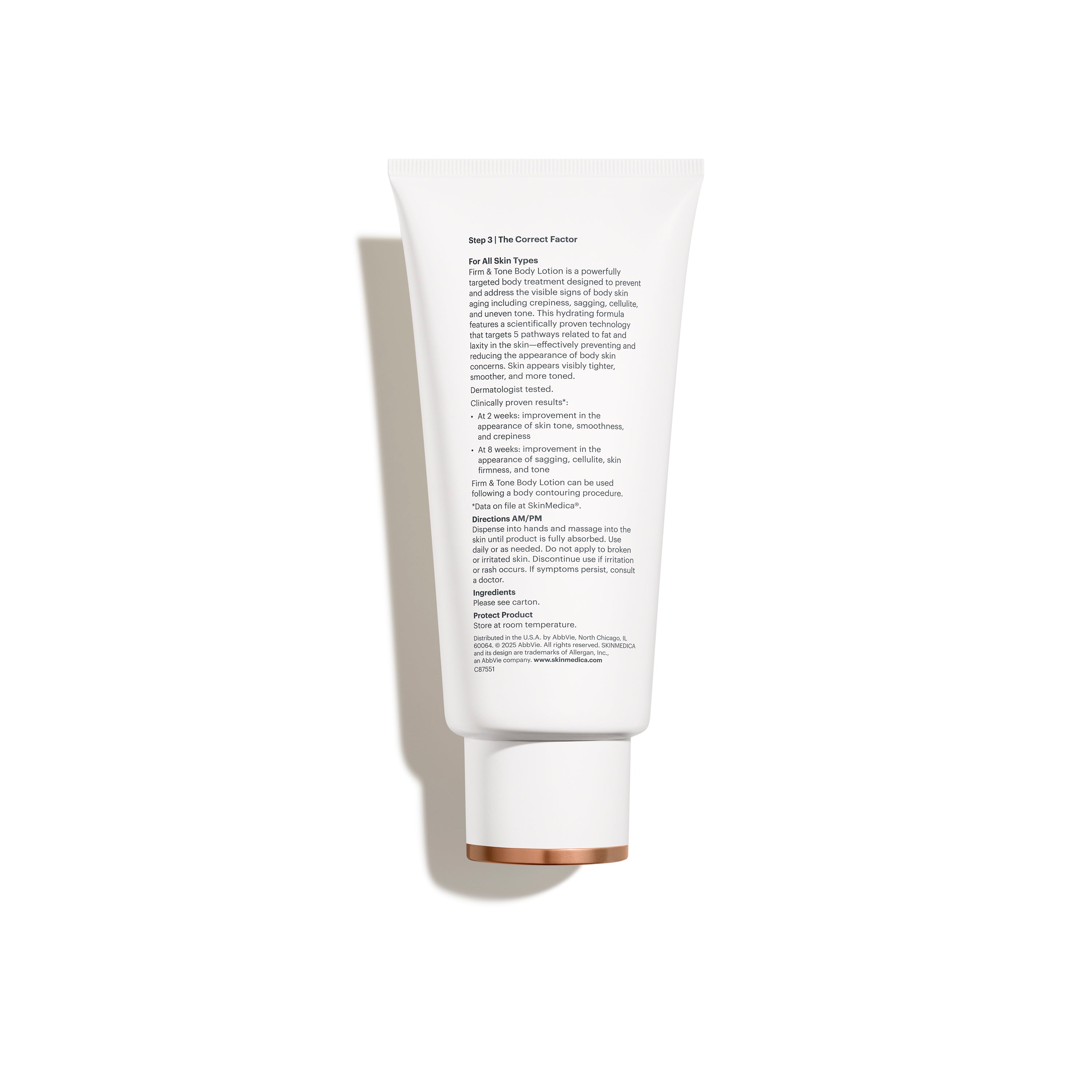 SkinMedica Firm & Tone Body Lotion (6 oz).