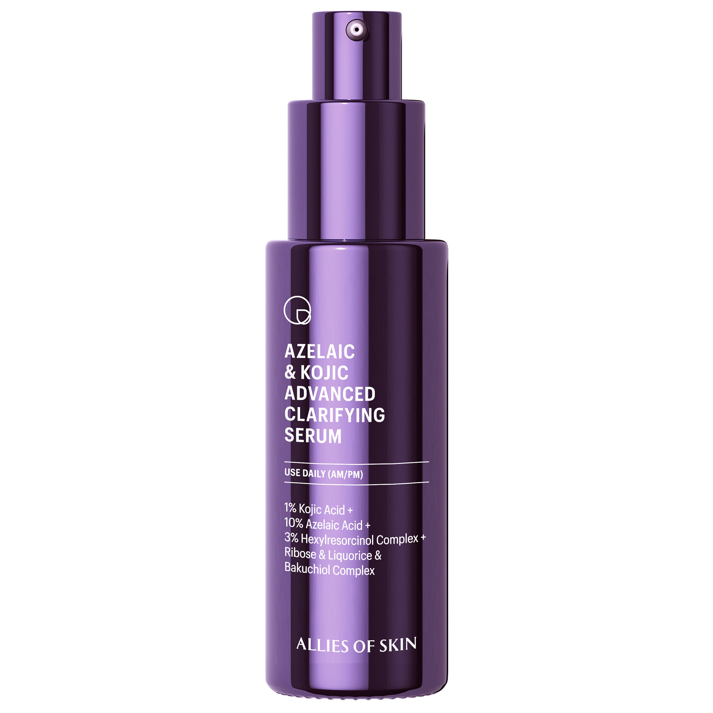 Allies of Skin Azelaic and Kojic Advanced Clarifying Serum (1 oz).