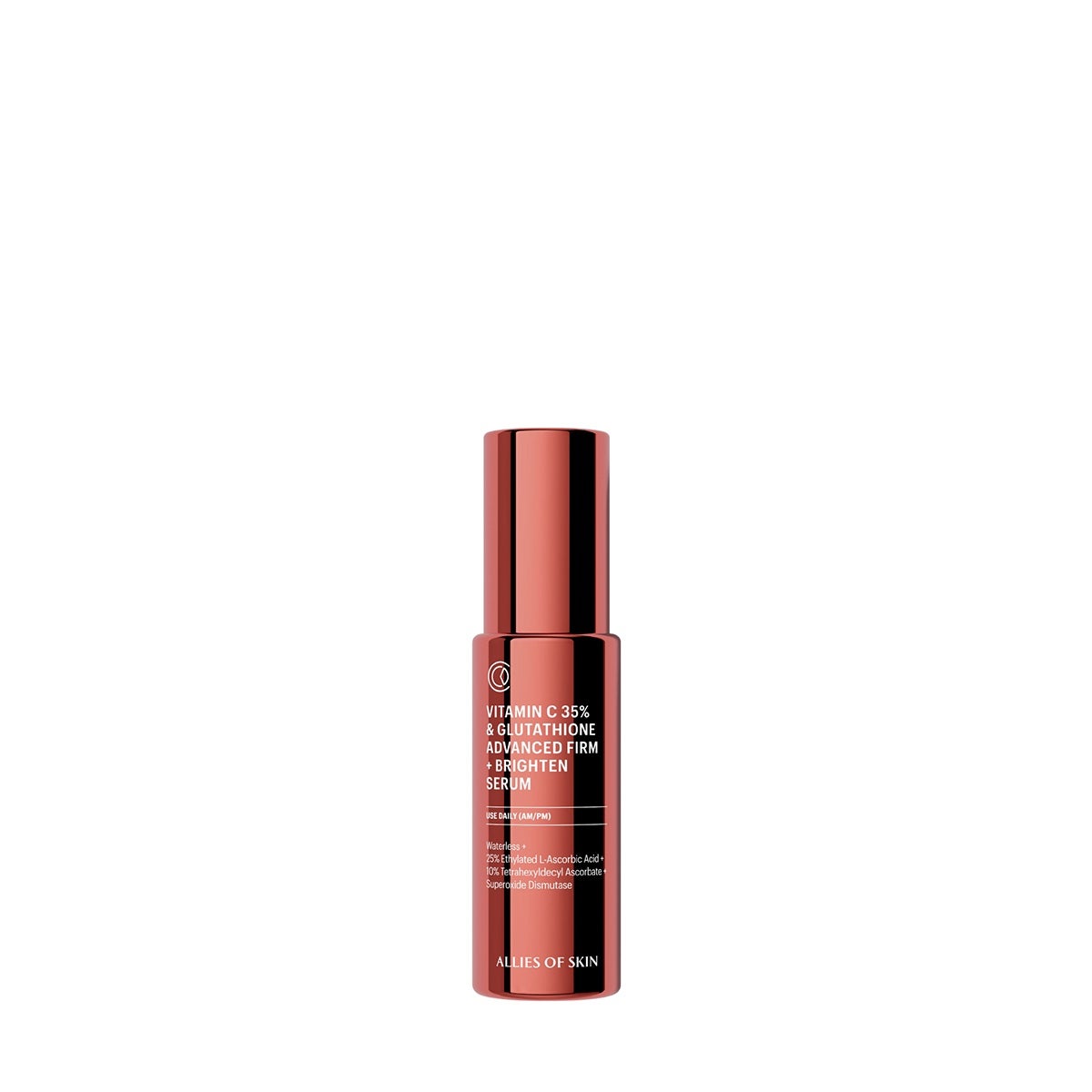 Allies of Skin Vitamin C 35% & Glutathione Advanced Firm + Brighten Serum (1 oz).