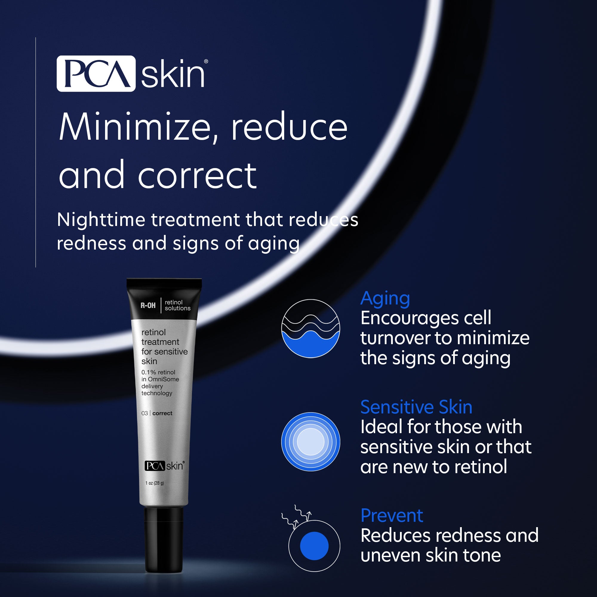 PCA Skin Retinol Treatment for Sensitive Skin (1 oz).